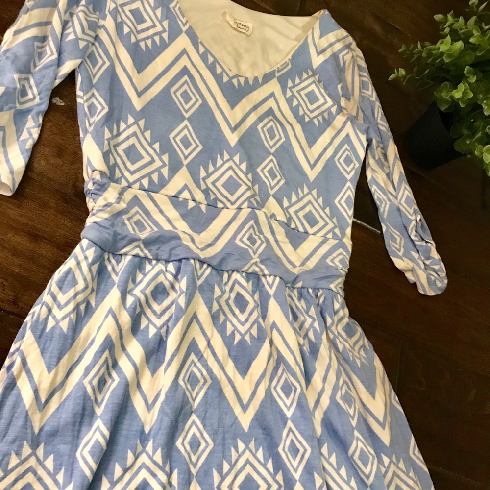 [Fantastic Fawn] Printed Blue Dress